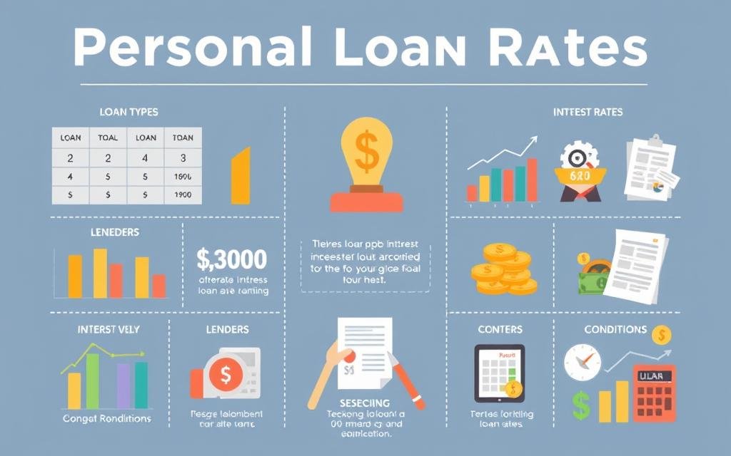 Personal Loan Rates Infographic