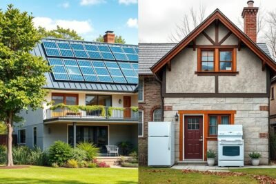 Energy efficiency in new homes vs old homes