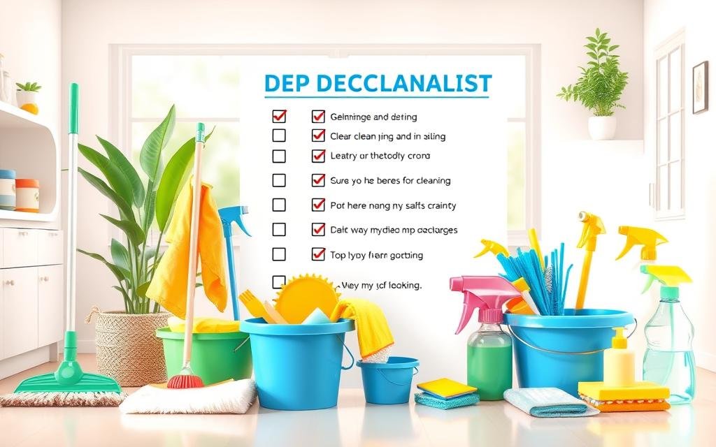 deep cleaning checklist