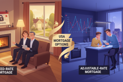 fixed vs adjustable mortgage USA