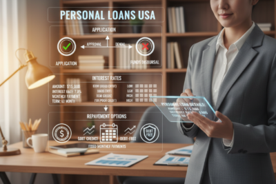 how personal loans work USA
