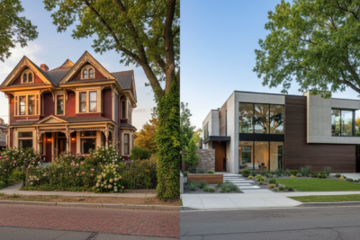 new vs old homes USA